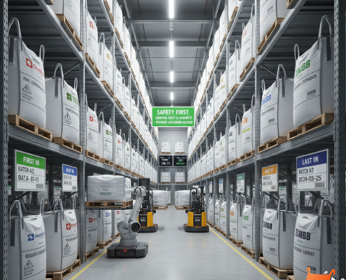 انبار کردن مواد پودری