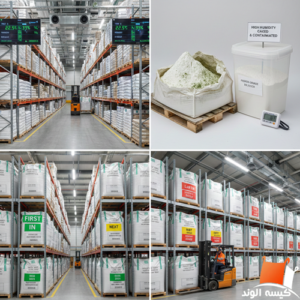 انبار کردن مواد پودری